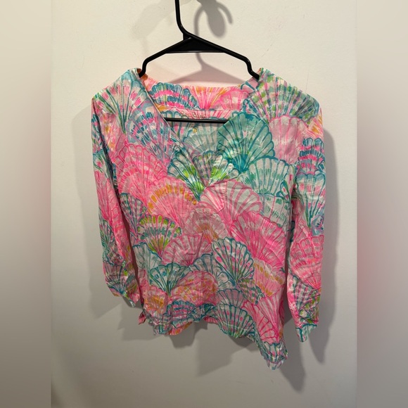 EUC- LILLY PULITZER-AMELIA ISLAND TUNIC - Picture 1 of 4